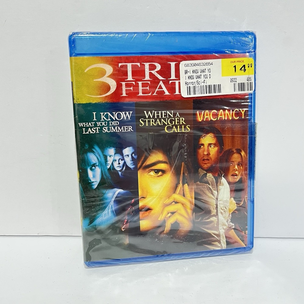 I Know What You Did Last Summer, When a Stranger Calls, Vacancy Blu-ray New